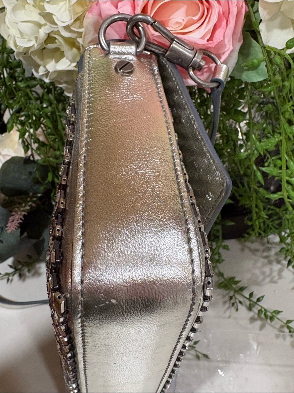 Givenchy Silver with Crystal crossbody bag - Picture 5 of 16